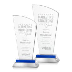 Hansen Blue Peaks Crystal Award - Crystal Awards