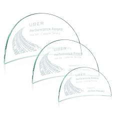 Radford Crescent Peaks Crystal Award - Crystal Awards