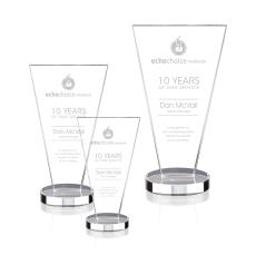 Burney Clear Polygon Crystal Award - Crystal Awards
