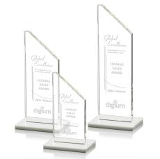 Dixon White Peaks Crystal Award - Awards and Trophies