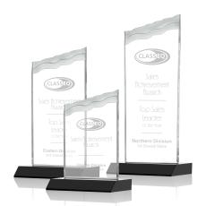 Oakwood Black Peaks Crystal Award - Awards and Trophies