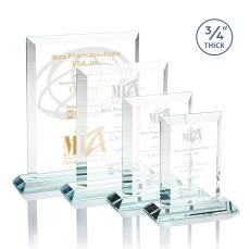 Harrington Clear Rectangle Crystal Award - Awards and Trophies