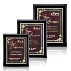 Farnsworth/Starburst - Black/Red - Plaque Awards