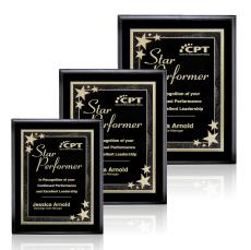 Farnsworth/Starburst - Black/Black - Plaque Awards