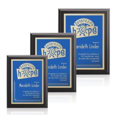 Farnsworth/Simplicity - Black/Blue - Plaque Awards