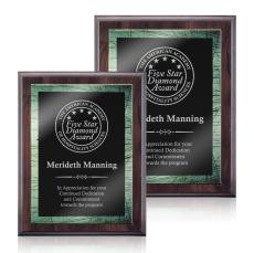 Farnsworth/Caprice - Cherry/Green - Plaque Awards
