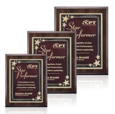 Farnsworth/Starburst - Cherry/Red - Plaque Awards