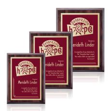 Farnsworth/Simplicity - Cherry/Burgundy - Plaque Awards