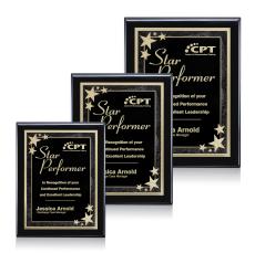 Oakleigh/Starburst - Black/Black - Plaque Awards