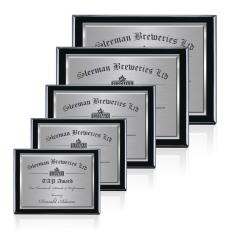 Oakleigh/TexEtch Plaque - Black Finish - Awards and Trophies