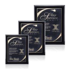 Oakleigh/Birchcliff Plaque - Black Finish - Awards and Trophies
