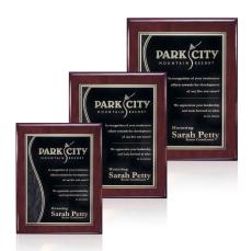 Oakleigh/Nobleton Plaque - Rosewood Finish - Awards and Trophies