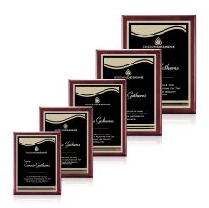 Oakleigh/Marietta Plaque - Rosewood/Black - Awards and Trophies
