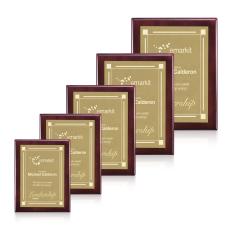 Oakleigh/Warden Plaque - Rosewood Finish - Awards and Trophies