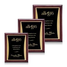 Oakleigh/Showtime Plaque - Rosewood/Black - Awards and Trophies