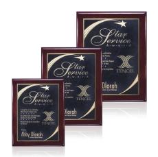 Oakleigh/Birchcliff Plaque - Rosewood Finish - Awards and Trophies