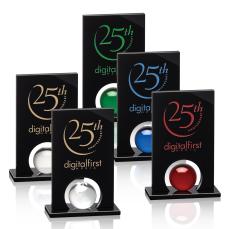 Icarus Black Rectangle Crystal Award - Crystal Awards