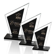 Milton Black Peaks Crystal Award - Crystal Awards