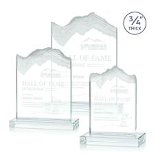 Kilimanjaro Jade Peaks Glass Award - Awards and Trophies