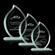 Nestor Jade Flame Glass Award - Awards and Trophies