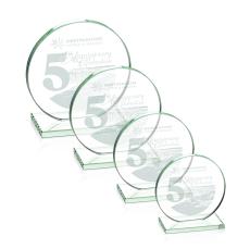 Victoria Jade Circle Glass Award - Glass Awards
