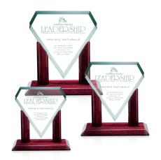 Marquise Jade Glass Award - Crystal Awards