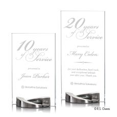 Mobius Rectangle Crystal Award - Crystal Awards