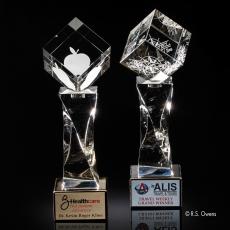 Vortex Towers Crystal Award - Unique Awards