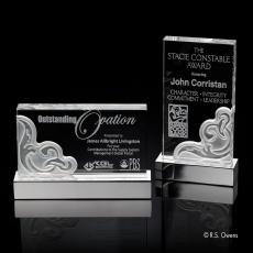 Tribute Rectangle Crystal Award - Crystal Awards