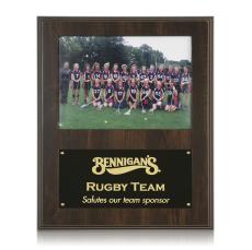 Photo Plaque - Walnut Finish - Ornamental Plaques