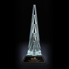 Quinery Tower Pyramid Crystal Award - Awards and Trophies