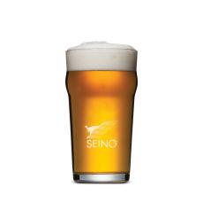 Burckhardt Beer Glass - Deep Etch - Barware