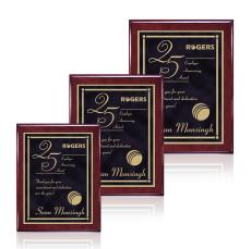 Oakleigh/Contempo Plaque - Rosewood/Black - Awards and Trophies