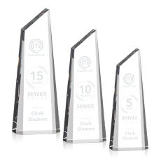 Akron Tower Peaks Crystal Award - Awards and Trophies