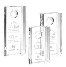 Torrington Globe Towers Crystal Award - Awards and Trophies