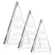 Shrewsbury Clear Pyramid Acrylic Award - Acrylic Awards