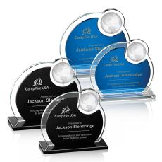 Riccarda Globe Crystal Award - Crystal Awards