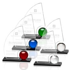 Ravenna Starfire Globe Crystal Award - Awards and Trophies