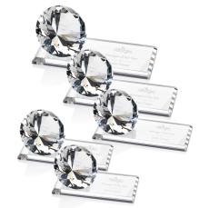 Gemstone Diamond on Starfire Crystal Award - Awards and Trophies