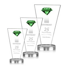 Jervis Gemstone Emerald Crystal Award - Awards and Trophies