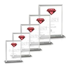 Sanford Gemstone Ruby Crystal Award - Awards and Trophies