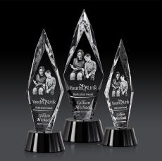 Manilow Diamond 3D Crystal Award - Awards and Trophies