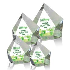 Valecrest Full Color Polygon Crystal Award - Awards and Trophies