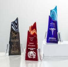 Dynasty Peaks Glass Award - Art Glass Awards