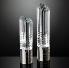 Monte Carlo Silver Towers Crystal Award - Awards and Trophies