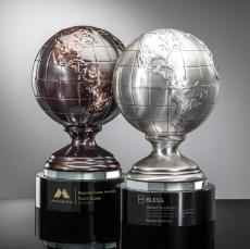 Expedition Globe Metal Award - Unique Awards