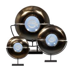 Unity Blue Circle Glass Award - Awards and Trophies