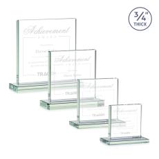 Terra Jade Square / Cube Glass Award - Awards and Trophies