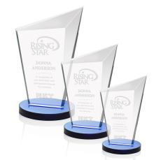 Wiltshire Blue Peaks Crystal Award - Awards and Trophies