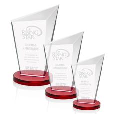 Wiltshire Red Peaks Crystal Award - Crystal Awards